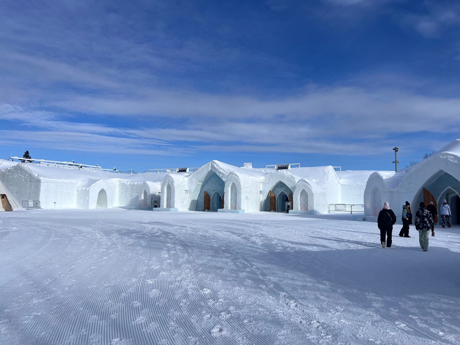 Entrance to Hotel de Glace Quebec