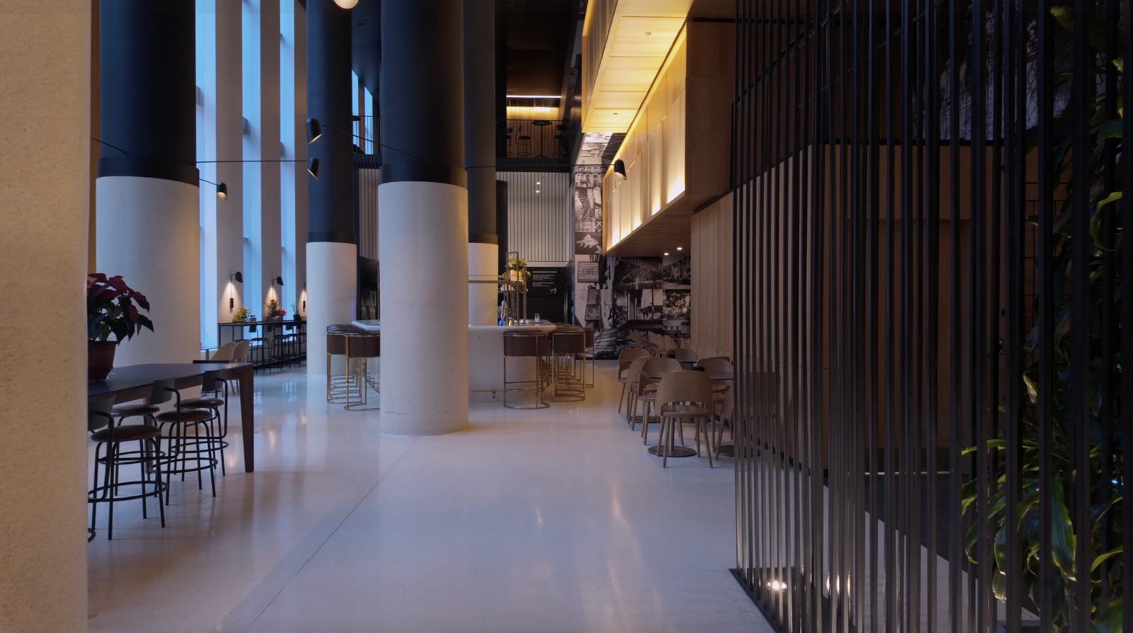 Hotel Monville Montreal Review: The 269-Room Formula Behind an Urban Hotel Lobby area at Hotel Monville