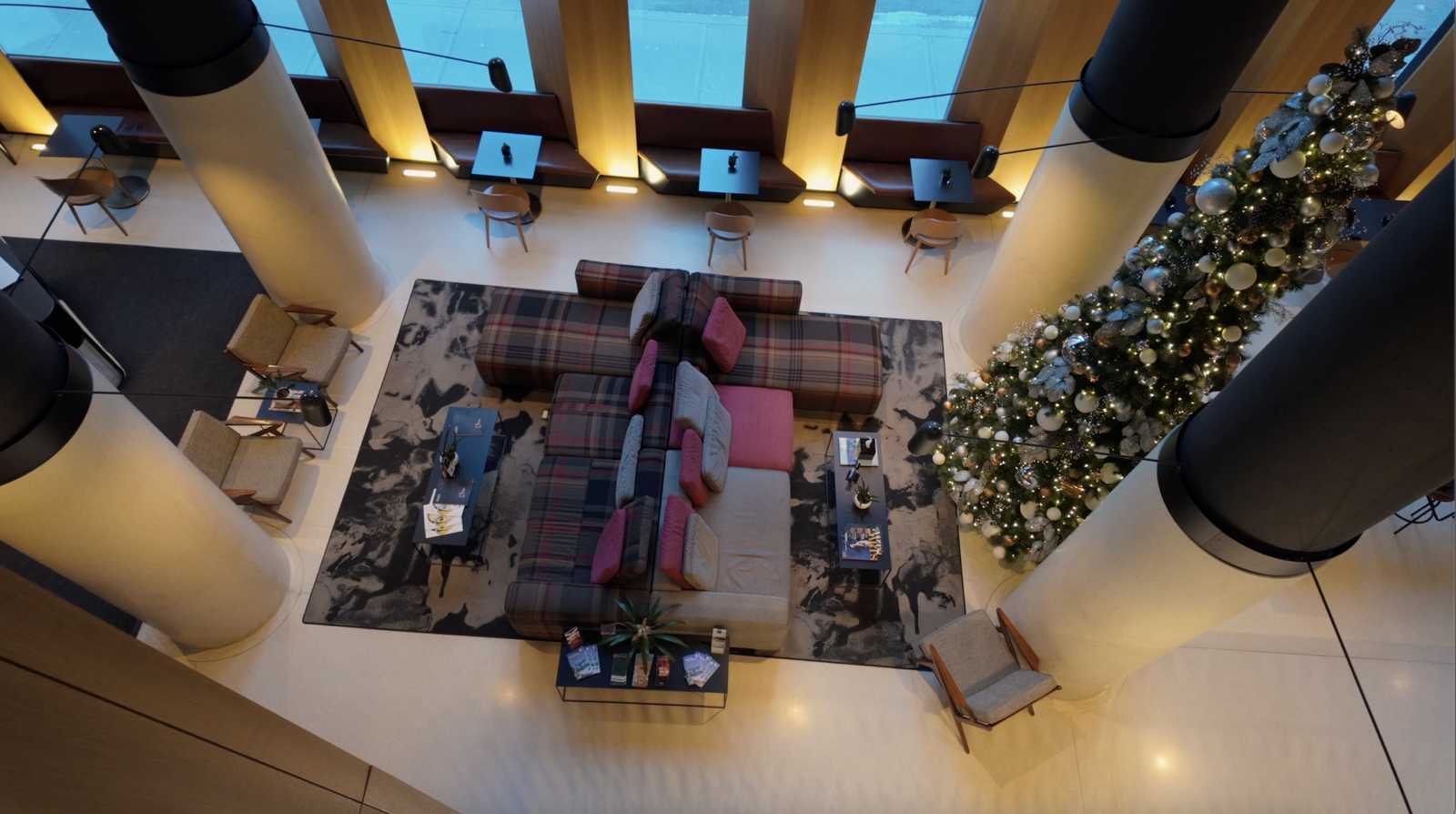 Hotel Monville Montreal Review: The 269-Room Formula Behind an Urban Hotel Lobby area at Hotel Monville