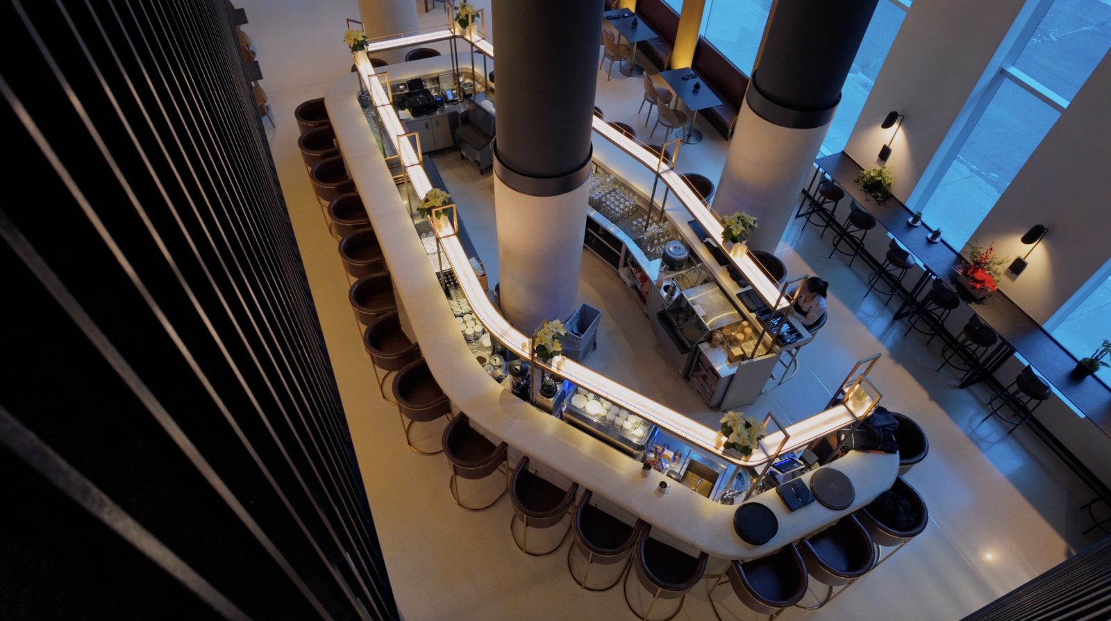 Hotel Monville Montreal Review: The 269-Room Formula Behind an Urban Hotel Lobby area at Hotel Monville