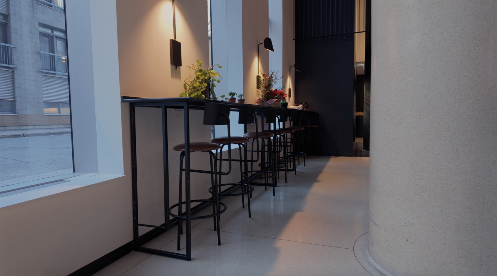 Hotel Monville Montreal Review: The 269-Room Formula Behind an Urban Hotel Lobby area at Hotel Monville